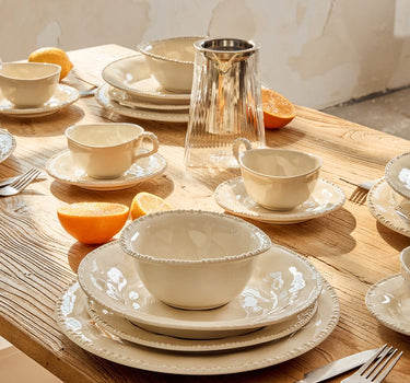 Bavary Parel Serviesset 27 Delig | 6 Persoons Beige