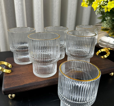 Bavary Ray Short 6 Delige Glas 180 ML Gold