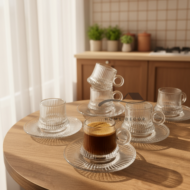 Bavary Ribble Espressoset 12 Delig | 6 Persoons