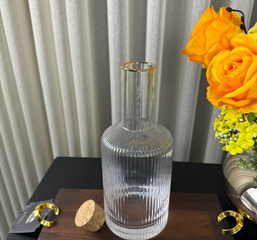 Bavary RIBBLE KARAAF TRANSPARANT- GOLD  1,15 Liter