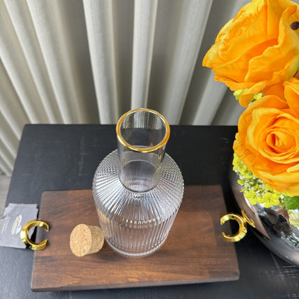 Bavary RIBBLE KARAAF TRANSPARANT- GOLD  1,15 Liter