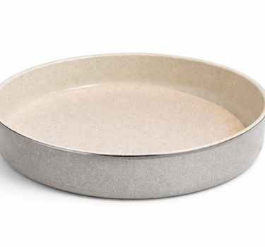 Bavary Rond Ovenschaal Graniet Beige 40cm