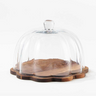 Bavary Rustic wood Daisy Cakestand | 31 cm