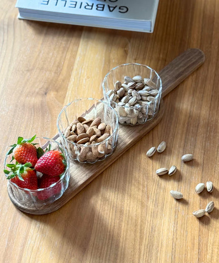 Bavary Schalenset met acacia hout