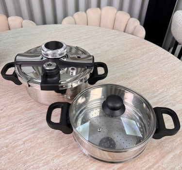 Bavary Snelkook- / couscous pan 24 cm | 6 Liter