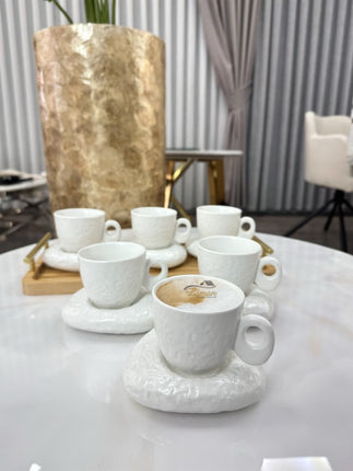 Bavary Stone Harmony Koffieset 12 Delig | 6 Persoons