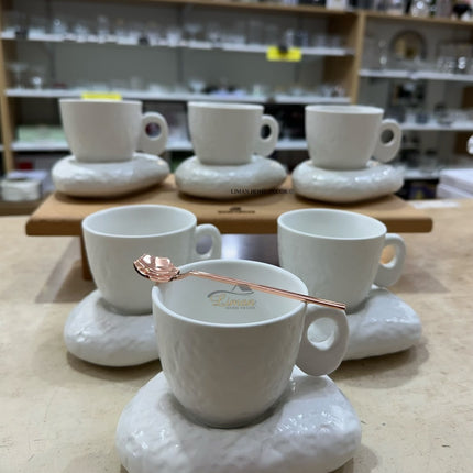 Bavary Stone Harmony Koffieset 12 Delig | 6 Persoons