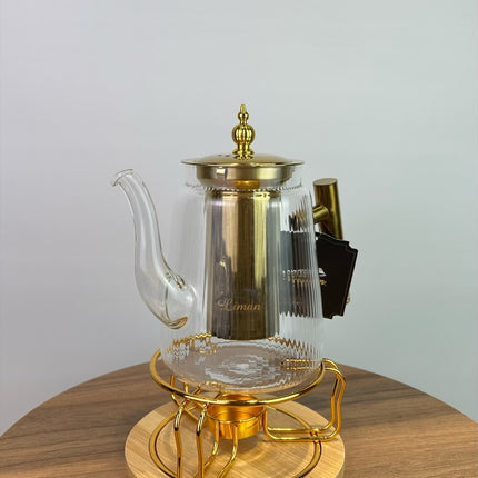 Bavary Theepot met waxinhouder