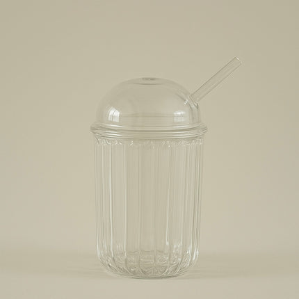 Bavary Vera ijskoffieglas met rietje en deksel | 500 ml | 1 stuk