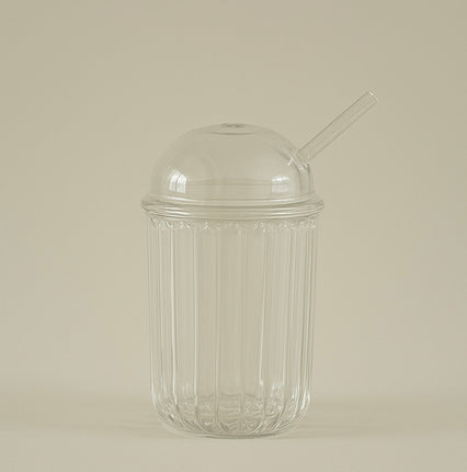 Bavary Vera ijskoffieglas met rietje en deksel | 500 ml | 1 stuk