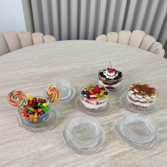 Bavary Zirconia Ripple Schalenset | 12 Delig