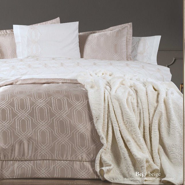 Bella Bella Home Aden Spreiset 10 delig Beige