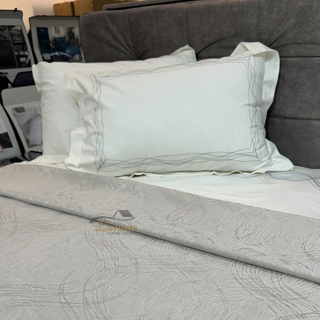 Bella Bella Home Aren Dunne Spreiset 7 delig Beige