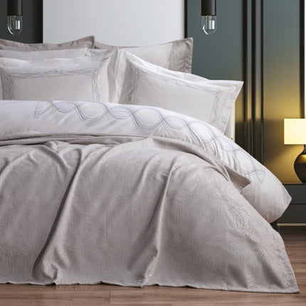 Bella Bella Home Aren Dunne Spreiset 7 delig Beige