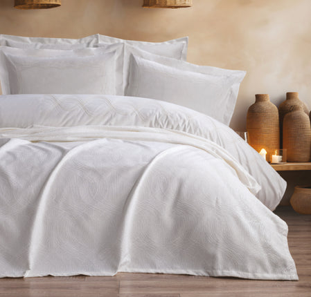 Bella Bella Home Aren Dunne Spreiset 7 delig Cream