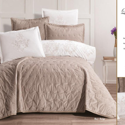 Bella Bella Home Donna Spreiset 10 delig Beige