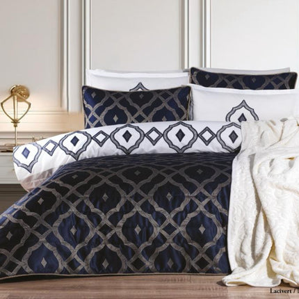 Bella Bella Home Ilayda Spreiset 10 delig Donkerblauw