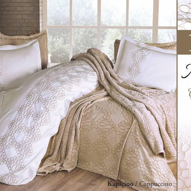 Bella Bella Home Kristina Spreiset 10 delig Cappuccino