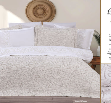 Bella Bella Home Luna Spreiset 9 delig Cream