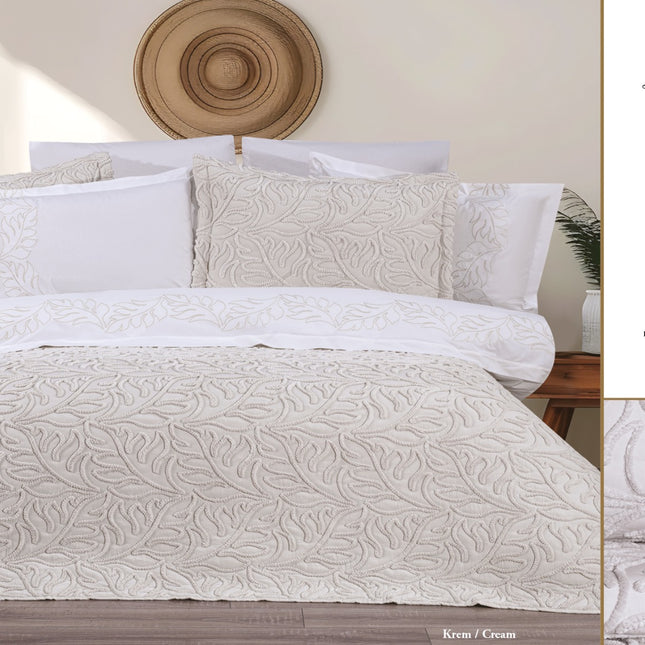 Bella Bella Home Luna Spreiset 9 delig Cream