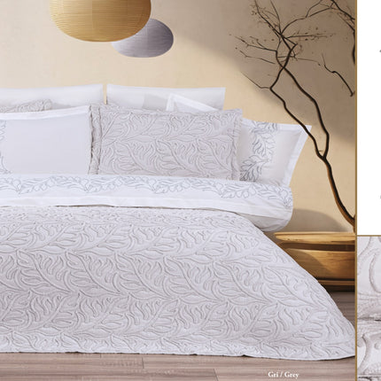 Bella Bella Home Luna Spreiset 9 delig Grijs