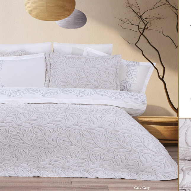 Bella Bella Home Luna Spreiset 9 delig Grijs