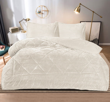 Bella Bella Home Winter Dream Deken set 3 delig Cream
