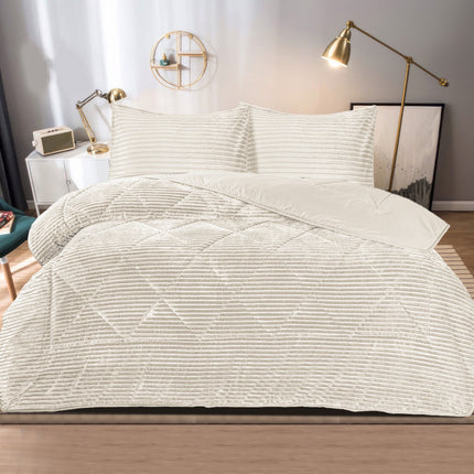 Bella Bella Home Winter Dream Deken set 3 delig Cream