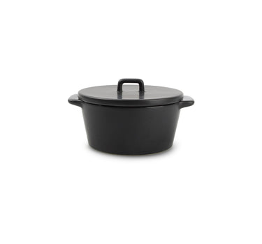 BonBistro Ardo Ovenschaal 15/10xH5,5cm met deksel zwart