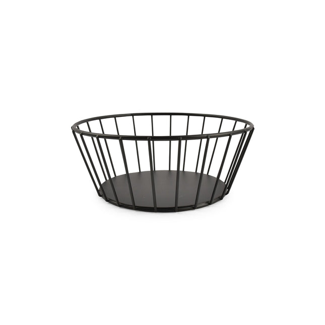 BonBistro Draadmand 17xH7cm zwart Cesta