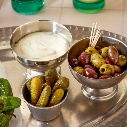 BonBistro IJSCOUPE 10XH7CM ZILVER SERVE