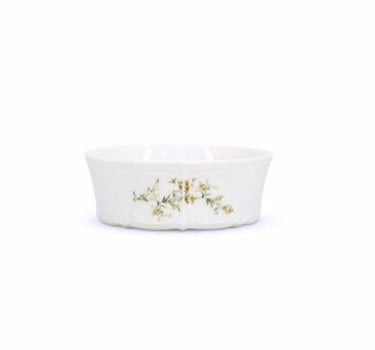BonBistro Kom 13xH5cm brown flower Retro