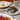BonBistro Plat bord 16cm blue flower Retro