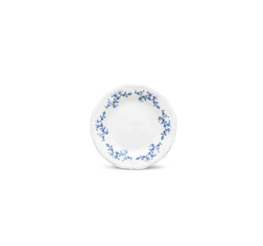 BonBistro Plat bord 16cm blue flower Retro