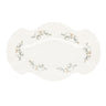 BonBistro Serveerschaal 39x25cm brown flower Retro