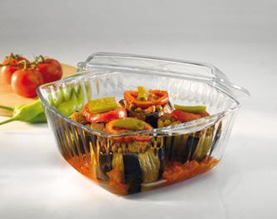 BORCAM Borcam ovenschaal met deksel vierkant | 1170 cc