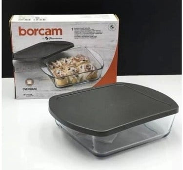 BORCAM Borcam Vierkant Ovenschaal Met Deksel | Grijs