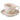 BRICARD PORCELAIN Angles Espresso set 12 delig | 6 Persoons Taupe