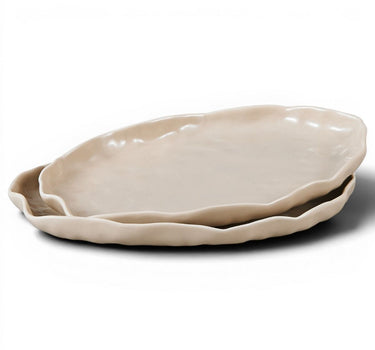 BRICARD PORCELAIN ANGLES SCHALENSET | TAUPE 2-DELIG