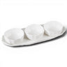BRICARD PORCELAIN Angles Schalenset | Wit 4-Delig