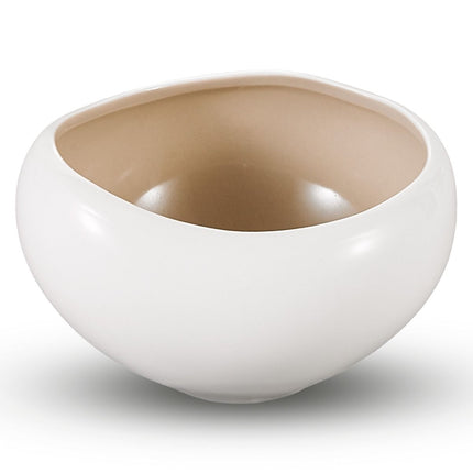 BRICARD PORCELAIN Barles / Cupid Beige | White Kom 11.5xH7.6cm Per Stuk