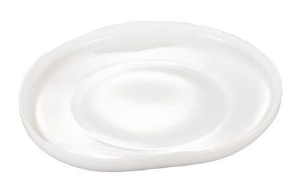 BRICARD PORCELAIN Barles / Cupid White Plat bord 27,6X24,6X3,5 cm Per Stuk