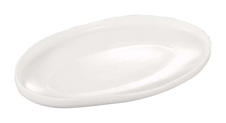 BRICARD PORCELAIN Barles / Cupid White Serveerbord 23,6X14,2X2,8cm Per Stuk