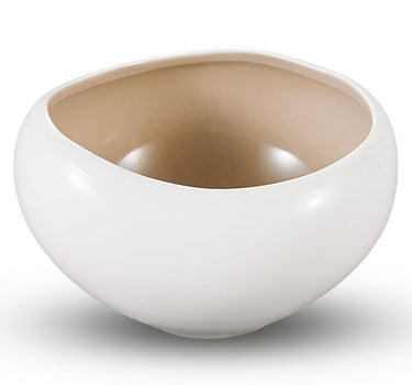 BRICARD PORCELAIN Barles / Cupido Beige | White Kom 11.5xH7.6cm Per Stuk