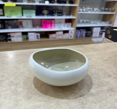 BRICARD PORCELAIN Barles / Cupido Taupe - White Kom 14 cm Per stuk