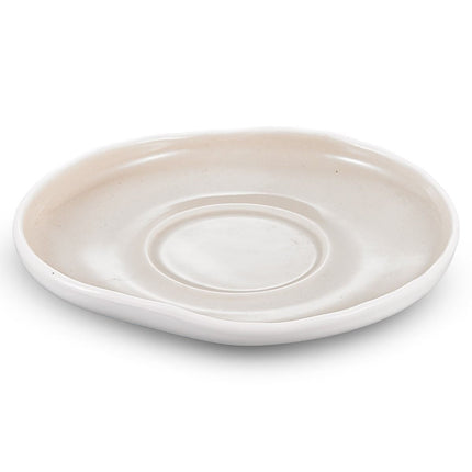 BRICARD PORCELAIN Barles / Cupido White - Beige Schotelset 6 Delig