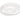 BRICARD PORCELAIN Barles / Cupido White Plat bord 19,4X17,3X H3,0 cm Per Stuk