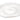 BRICARD PORCELAIN Barles / Cupido White Plat bord 27,6X24,6X3,5 cm Per Stuk