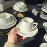 BRICARD PORCELAIN BELLON ESPRESSOSET WIT 12-DELIG | 6 PERSOONS