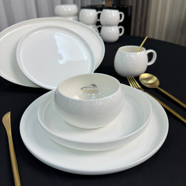 BRICARD PORCELAIN Bobigny Serviesset 25-Delig 6-Persoons